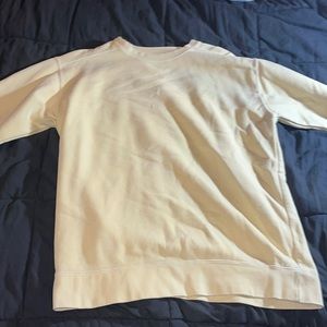 Comfort Colors yellow sweatshirt